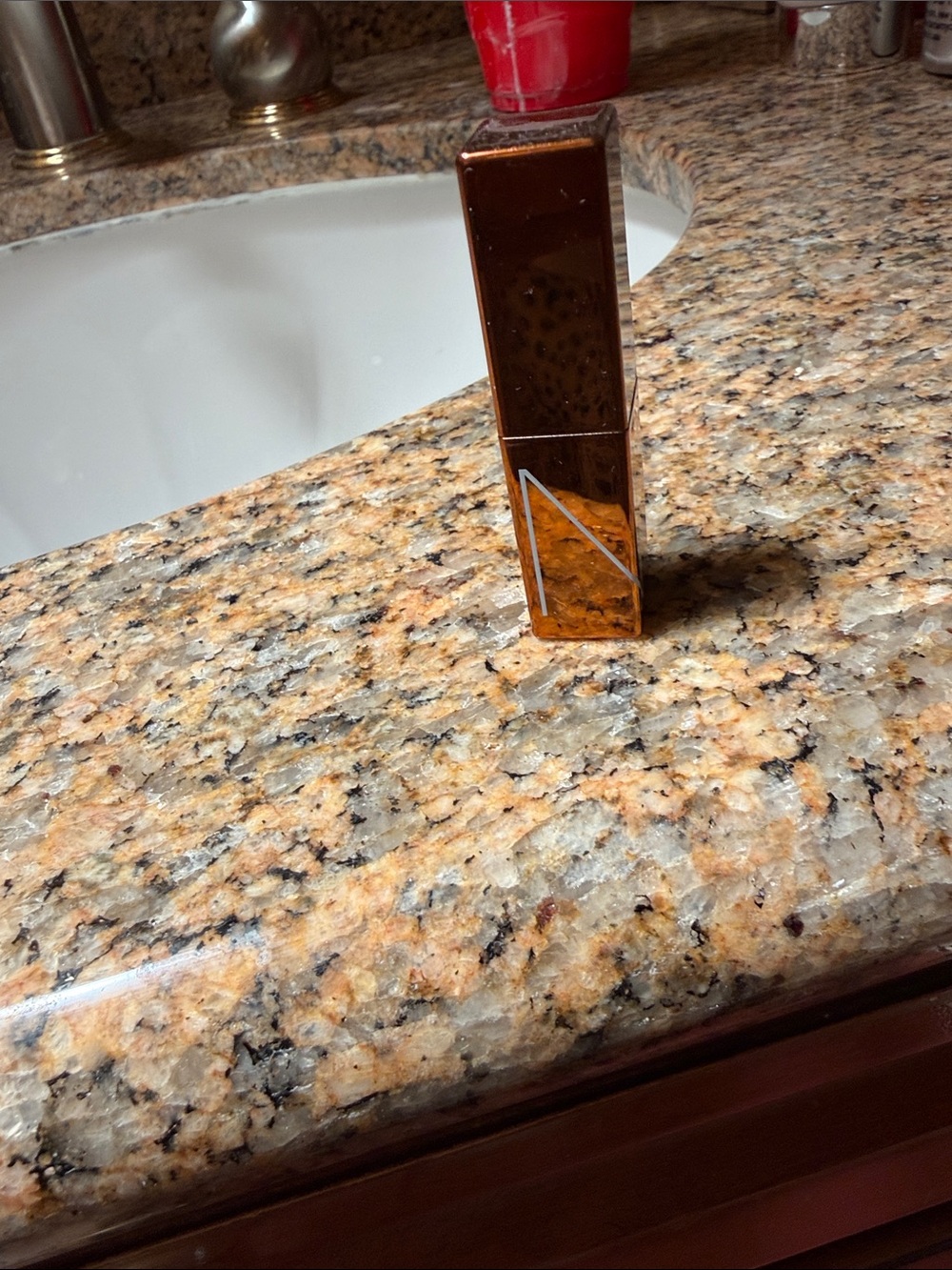 NARS Metallic Bronze Lipstick Case